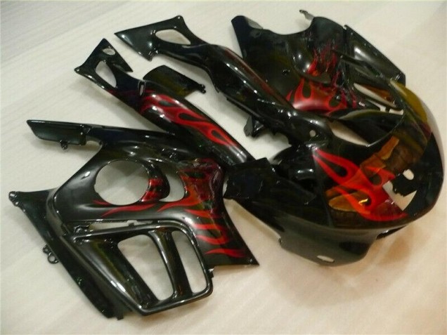 Black Red Flame 95-98 Honda CBR600 F3 Motorcycle Fairing Black Red Flame 95-98 Honda CBR600 F3 Motorcycle Fairing