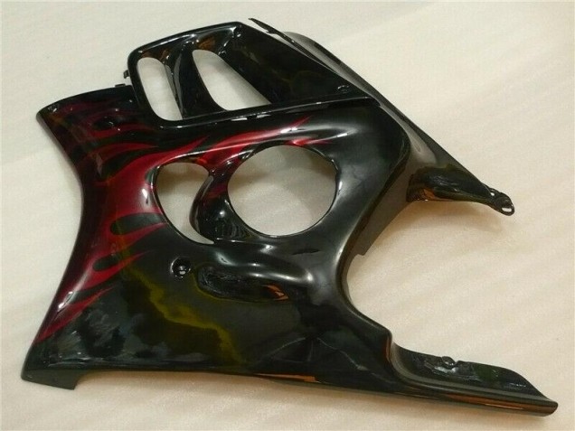 Black Red Flame 95-98 Honda CBR600 F3 Motorcycle Fairing Black Red Flame 95-98 Honda CBR600 F3 Motorcycle Fairing