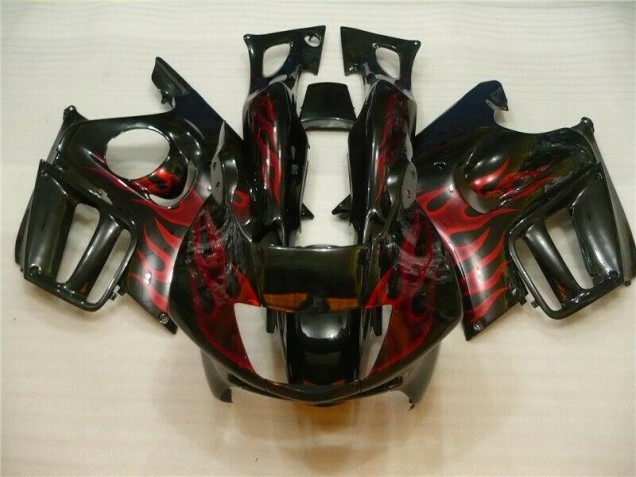 Black Red Flame 95-98 Honda CBR600 F3 Motorcycle Fairing Black Red Flame 95-98 Honda CBR600 F3 Motorcycle Fairing