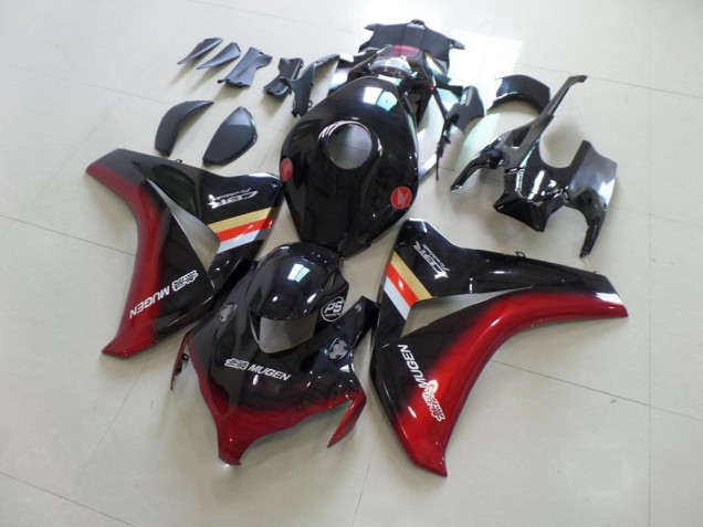 Black Red Mugen 08-11 Honda CBR1000RR Motorcycle Fairings