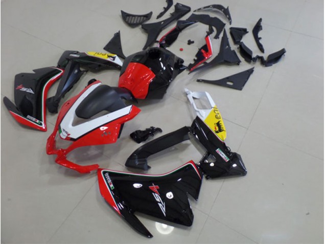 Black Red White 11-18 Aprilia RS4 50 125 Motorcycle Fairings Black Red White 11-18 Aprilia RS4 50 125 Motorcycle Fairings