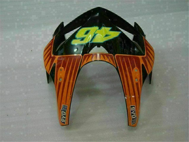 Black Red Yellow 46 05-06 Honda CBR600RR Motorcycle Fairings
