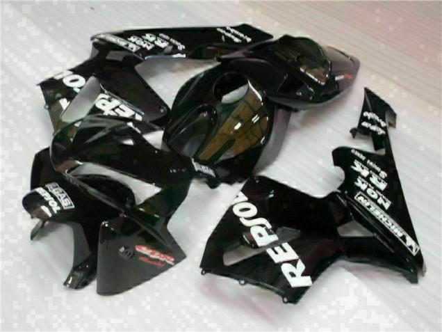 Black Repsol 05-06 Honda CBR600RR Motorcycle Fairing Black Repsol 05-06 Honda CBR600RR Motorcycle Fairing