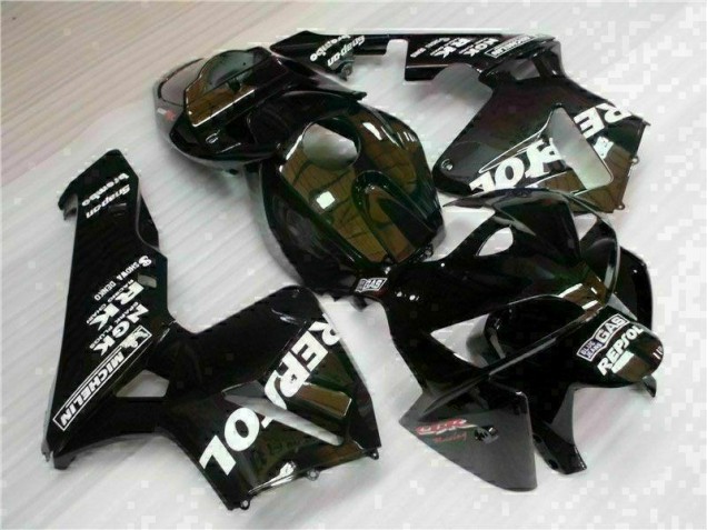 Black Repsol 05-06 Honda CBR600RR Motorcycle Fairing Black Repsol 05-06 Honda CBR600RR Motorcycle Fairing