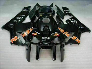 Black Repsol 05-06 Honda CBR600RR Motorcycle Fairings