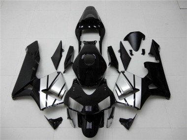 Black Silver 03-04 Honda CBR600RR Motorcycle Fairings