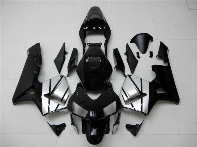 Black Silver 03-04 Honda CBR600RR Motorcycle Fairings