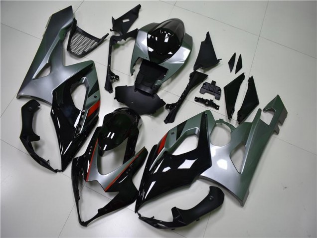 Black Silver 05-06 Suzuki GSXR 1000 Motorcycle Fairings Black Silver 05-06 Suzuki GSXR 1000 Motorcycle Fairings