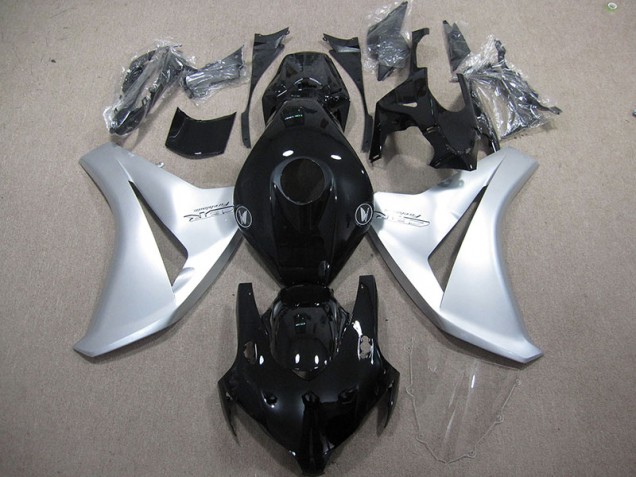Black Silver Fireblade 08-11 Honda CBR1000RR Motorcycle Fairings