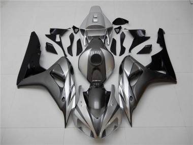 Black Silver Grey 06-07 Honda CBR1000RR Motorcycle Fairings