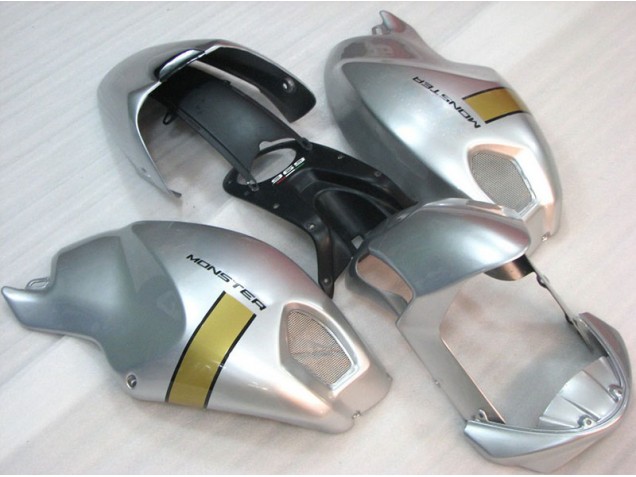 Black Silver Monster 08-12 Ducati Monster 696 Motorcycle Fairings Black Silver Monster 08-12 Ducati Monster 696 Motorcycle Fairings