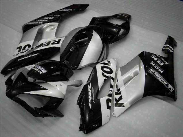 Black Silver Repsol 04-05 Honda CBR1000RR Motorcycle Fairing Black Silver Repsol 04-05 Honda CBR1000RR Motorcycle Fairing