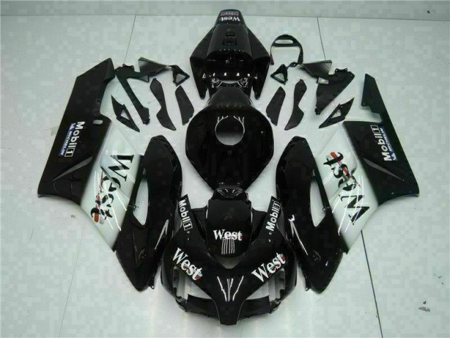 Black West 04-05 Honda CBR1000RR Motorcycle Fairings