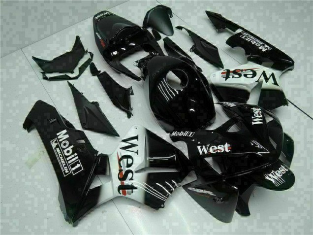 Black West 05-06 Honda CBR600RR Motorcycle Fairings