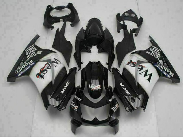 Black West 08-12 Kawasaki EX250 Motorcycle Fairings Black West 08-12 Kawasaki EX250 Motorcycle Fairings