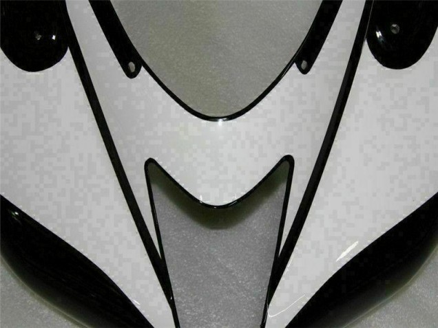 Black White 07-08 Kawasaki ZX6R Motorcycle Fairing Black White 07-08 Kawasaki ZX6R Motorcycle Fairing