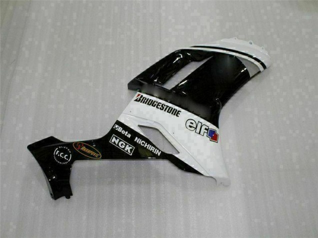 Black White 07-08 Kawasaki ZX6R Motorcycle Fairing Black White 07-08 Kawasaki ZX6R Motorcycle Fairing