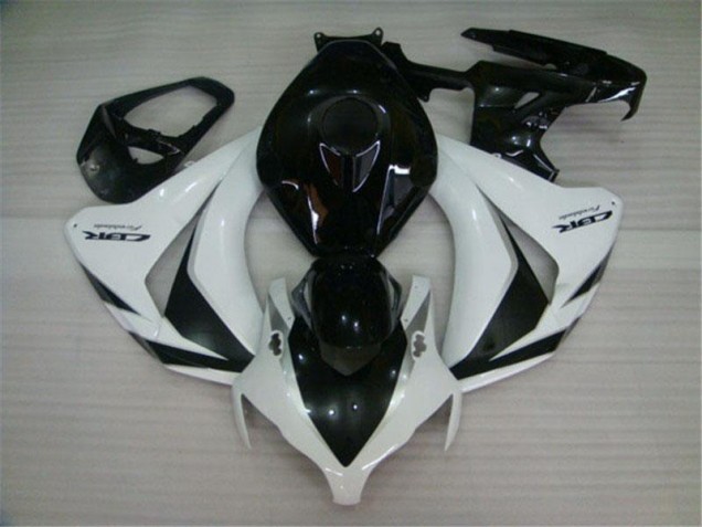 Black White 08-11 Honda CBR1000RR Motorcycle Fairing