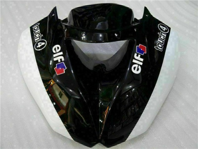 Black White 3M Touch4 09-12 Kawasaki ZX6R Motorcycle Fairing Black White 3M Touch4 09-12 Kawasaki ZX6R Motorcycle Fairing