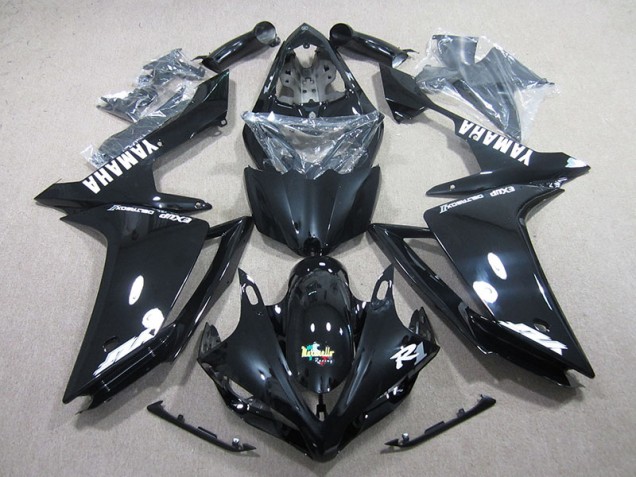 Black White Decal 07-08 Yamaha YZF R1 Motorcycle Fairings Black White Decal 07-08 Yamaha YZF R1 Motorcycle Fairings