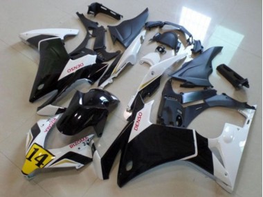 Black White Denso Rizoma 14 13-15 Honda CBR500RR Motorcycle Fairings