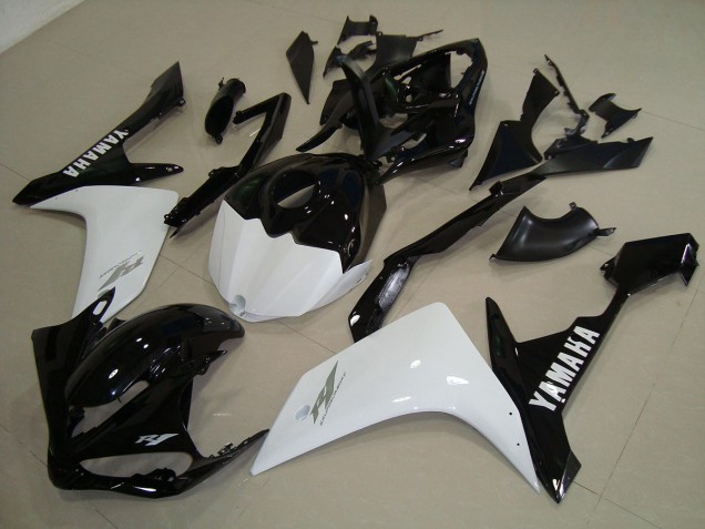 Black White Gold 07-08 Yamaha YZF R1 Motorcycle Fairings Black White Gold 07-08 Yamaha YZF R1 Motorcycle Fairings