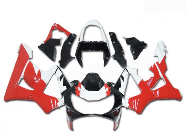 Black White Red 00-01 Honda CBR900RR 929RR Motorcycle Fairings Black White Red 00-01 Honda CBR900RR 929RR Motorcycle Fairings
