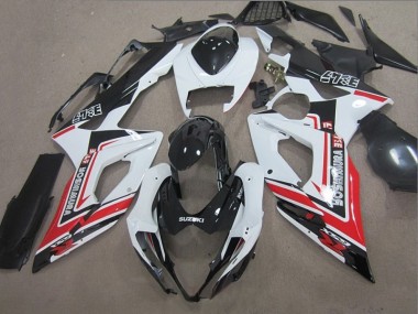 Black White Red 05-06 Suzuki GSXR 1000 Motorcycle Fairings