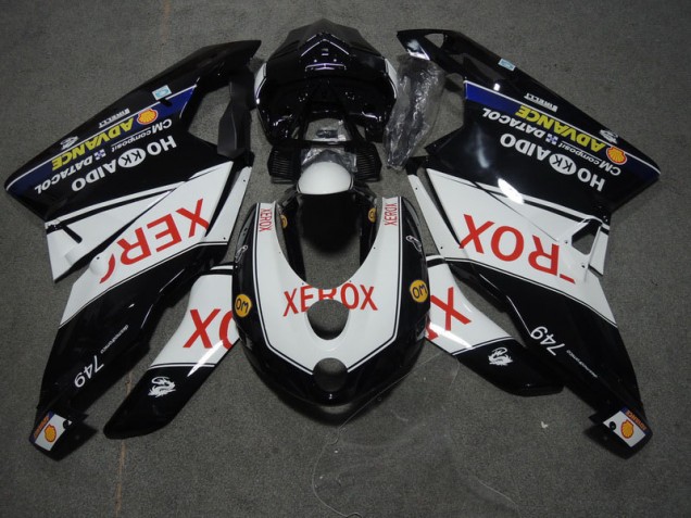 Black White Xerox 05-06 Ducati 749 Motorcycle Fairings Black White Xerox 05-06 Ducati 749 Motorcycle Fairings