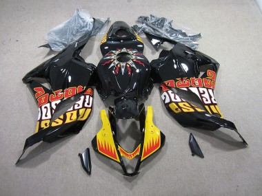 Black Yellow 09-12 Honda CBR600RR Motorcycle Fairings