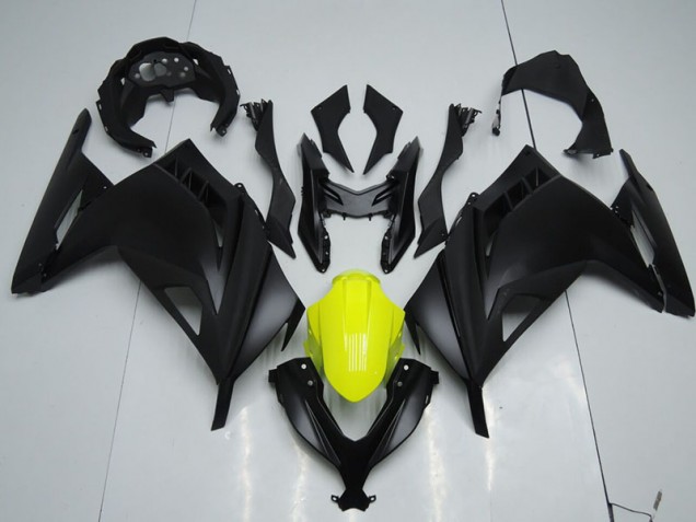 Black Yellow 13-16 Kawasaki ZX300R Motorcycle Fairings