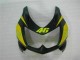 Black Yellow 46 08-12 Kawasaki EX250 Motorcycle Fairings Black Yellow 46 08-12 Kawasaki EX250 Motorcycle Fairings