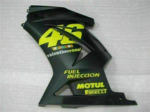 Black Yellow 46 08-12 Kawasaki EX250 Motorcycle Fairings Black Yellow 46 08-12 Kawasaki EX250 Motorcycle Fairings