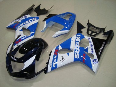 Blakc Blue White 00-02 Suzuki GSXR 1000 Motorcycle Fairings