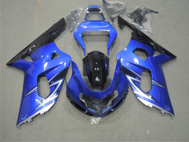 Blue 01-03 Suzuki GSXR 600 Motorcycle Fairings