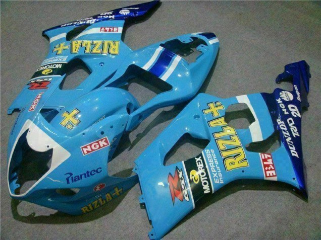 Blue 03-04 Suzuki GSXR 1000 Motorcycle Fairings