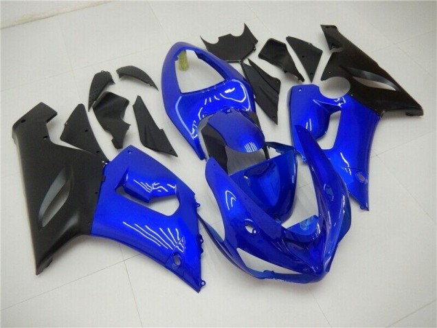 Blue 05-06 Kawasaki ZX6R Motorcycle Fairing