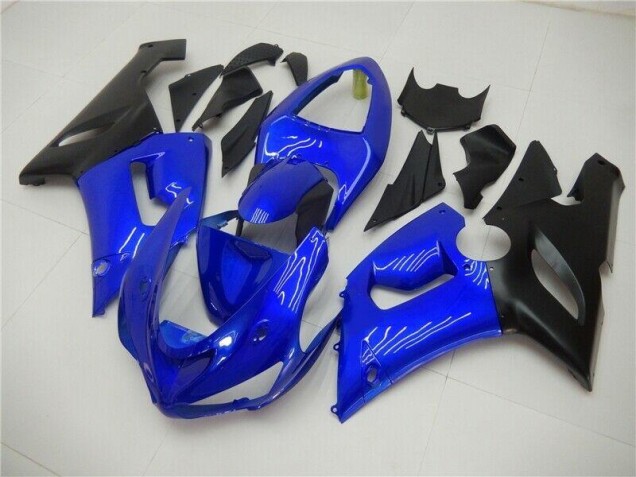 Blue 05-06 Kawasaki ZX6R Motorcycle Fairing