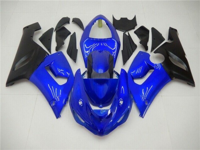 Blue 05-06 Kawasaki ZX6R Motorcycle Fairing