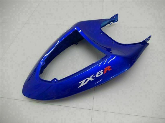 Blue 05-06 Kawasaki ZX6R Motorcycle Fairings Blue 05-06 Kawasaki ZX6R Motorcycle Fairings