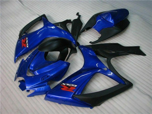 Blue 06-07 Suzuki GSXR 600/750 ABS Motorcycle Fairing Blue 06-07 Suzuki GSXR 600/750 ABS Motorcycle Fairing