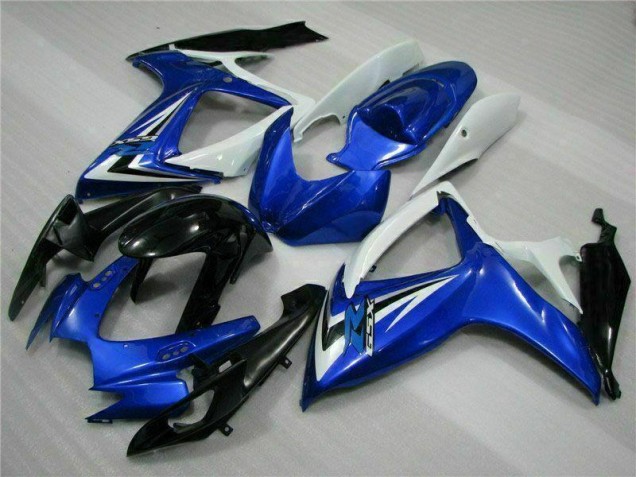 Blue 06-07 Suzuki GSXR 600/750 ABS Motorcycle Fairings Blue 06-07 Suzuki GSXR 600/750 ABS Motorcycle Fairings
