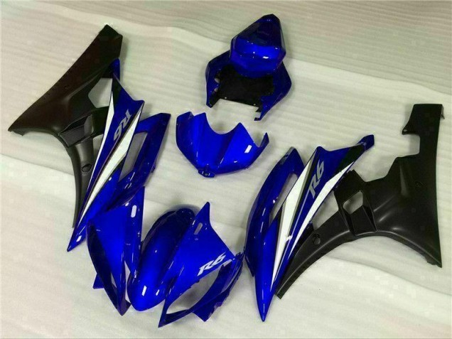 Blue 06-07 Yamaha YZF R6 Motorcycle Fairing Blue 06-07 Yamaha YZF R6 Motorcycle Fairing