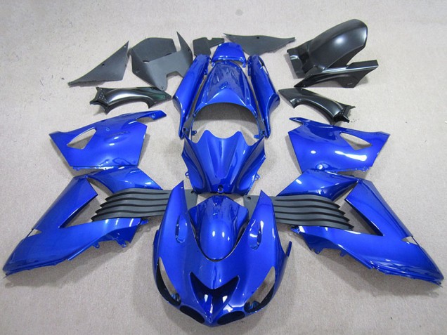 Blue 06-11 Kawasaki ZX14R ZZR1400 Motorcycle Fairing Blue 06-11 Kawasaki ZX14R ZZR1400 Motorcycle Fairing