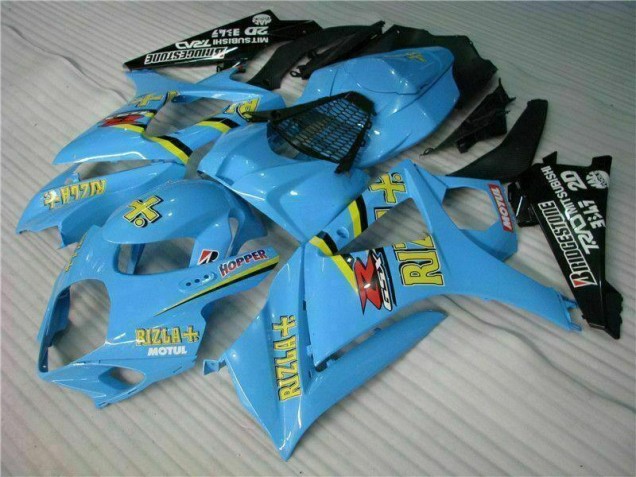 Blue 07-08 Suzuki GSXR 1000 Motorcycle Fairing Blue 07-08 Suzuki GSXR 1000 Motorcycle Fairing