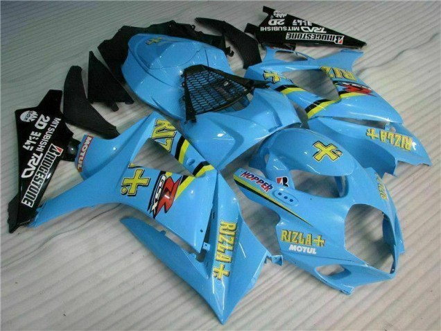 Blue 07-08 Suzuki GSXR 1000 Motorcycle Fairing Blue 07-08 Suzuki GSXR 1000 Motorcycle Fairing