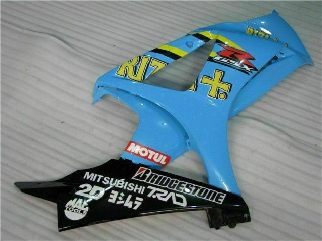 Blue 07-08 Suzuki GSXR 1000 Motorcycle Fairing Blue 07-08 Suzuki GSXR 1000 Motorcycle Fairing