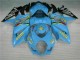 Blue 07-08 Suzuki GSXR 1000 Motorcycle Fairing Blue 07-08 Suzuki GSXR 1000 Motorcycle Fairing