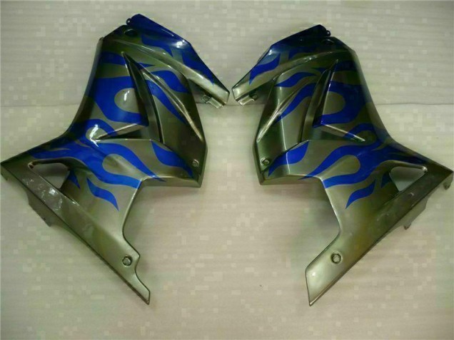 Blue 08-12 Kawasaki EX250 Motorcycle Fairings Blue 08-12 Kawasaki EX250 Motorcycle Fairings