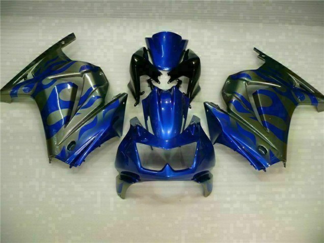 Blue 08-12 Kawasaki EX250 Motorcycle Fairings Blue 08-12 Kawasaki EX250 Motorcycle Fairings